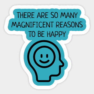 Be happy! Sticker